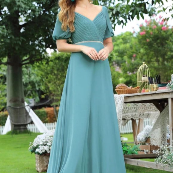 Great quality royal blue bridesmaid or mother’s dress - Picture 2 of 5